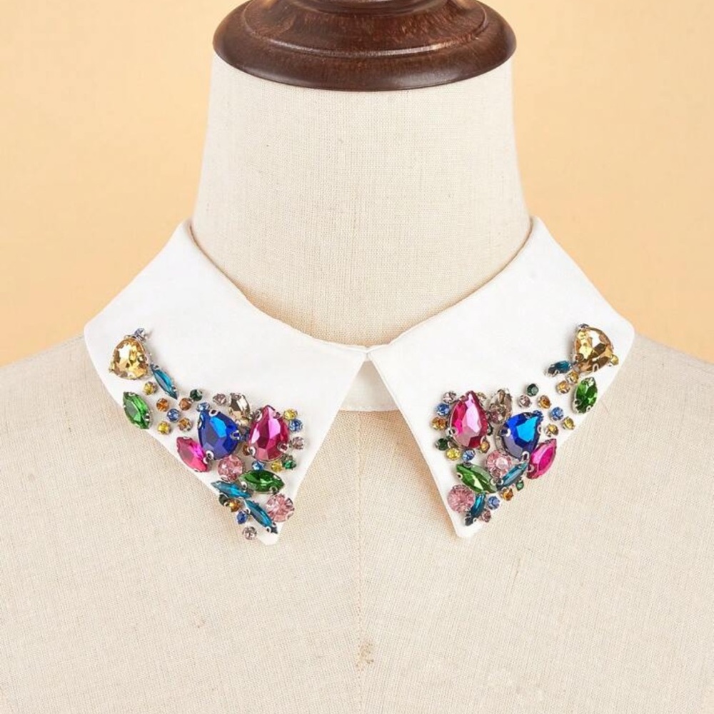 💎 Embellished Dickey Collar 💎